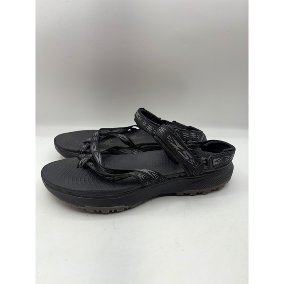 Skechers Outdoor Ultra Mojave Hook Loop Sport Sandals Black Womens Size 9